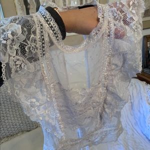 Delicate lace crop top